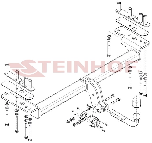Dragkrok, Standard Landrover Discovery Sport (l550) Steinhof L-10 Steinhof