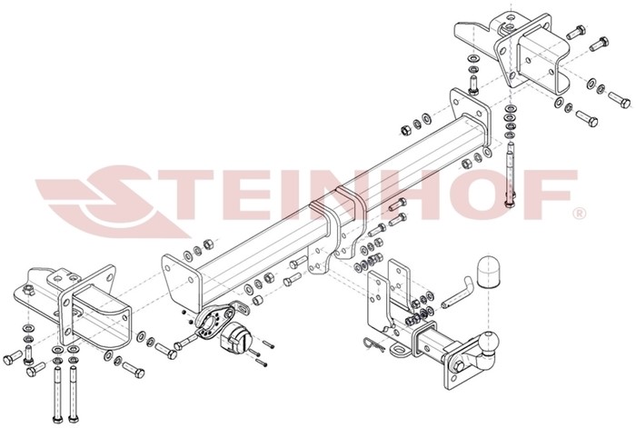 Dragkrok, Avtagbar Landrover Discovery V (l462) Steinhof L-108 Steinhof
