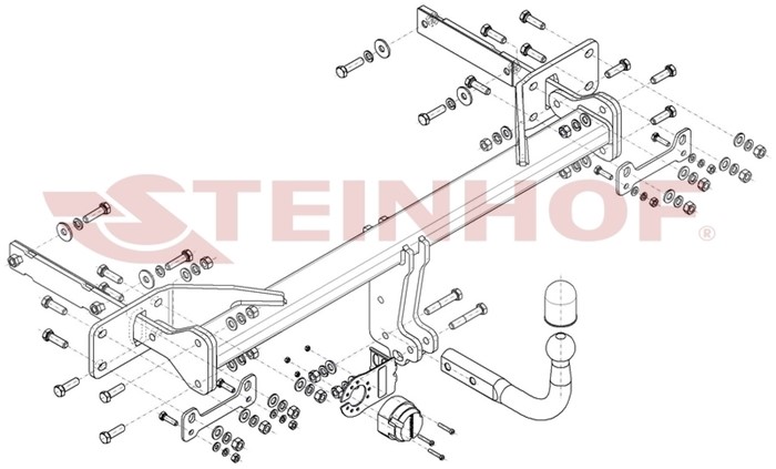 Dragkrok, Standard Merce S-klass (w222, V222, X222) Steinhof M-15 Steinhof