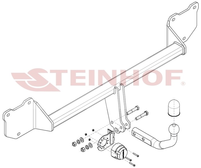 Dragkrok, Standard Mini Mini Countryman (r60) Steinhof M-286 Steinhof