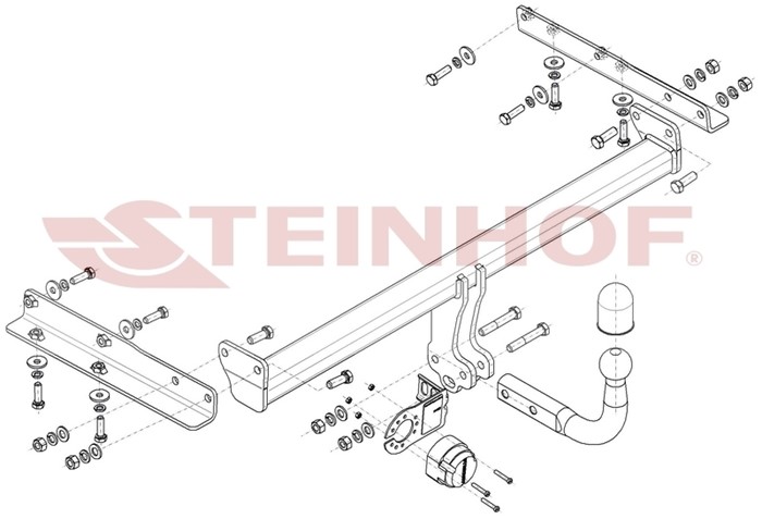 Dragkrok, Standard Nissa Micra V (k14) Steinhof N-059 Steinhof