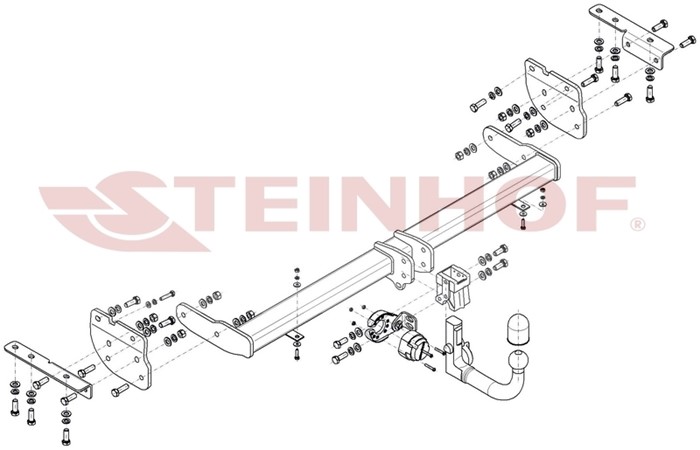 Dragkrok Nissan Pathfinder IV Steinhof N-077 Steinhof
