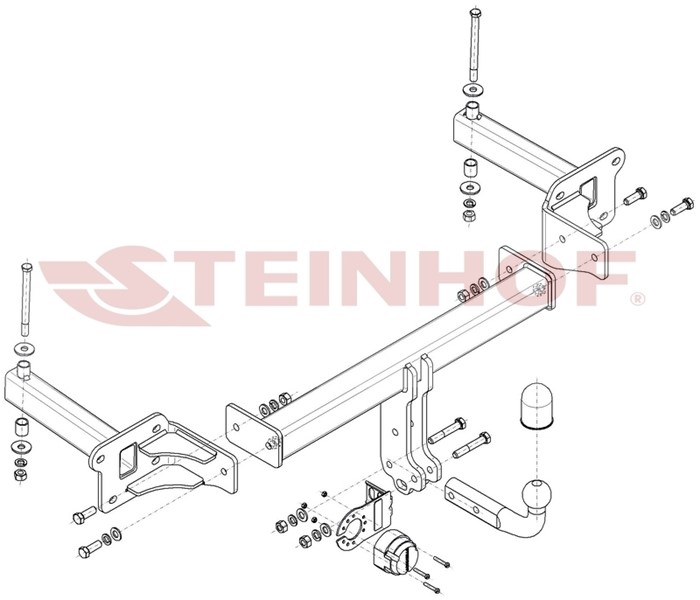 Dragkrok, Standard Subar Tribeca (b9) Steinhof S-422 Steinhof