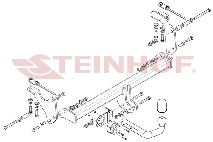Dragkrok, Standard Suzuk Jimny Terrängbil täckt (a6g) Steinhof S- Steinhof