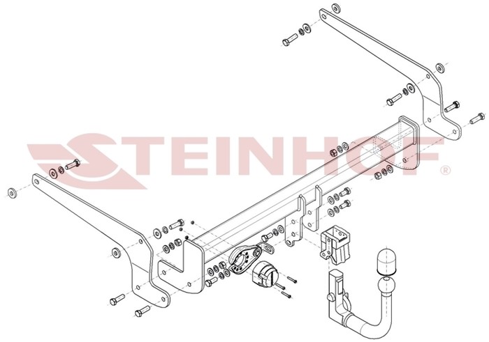 Dragkrok, Avtagbar Toyot Camry (_v7_, _va7_, _vh7_) Steinhof T-15 Steinhof Dragkrok, Avtagbar Toyot Camry (_v7_, _va7_, _vh7_) Steinhof T-15 Steinhof