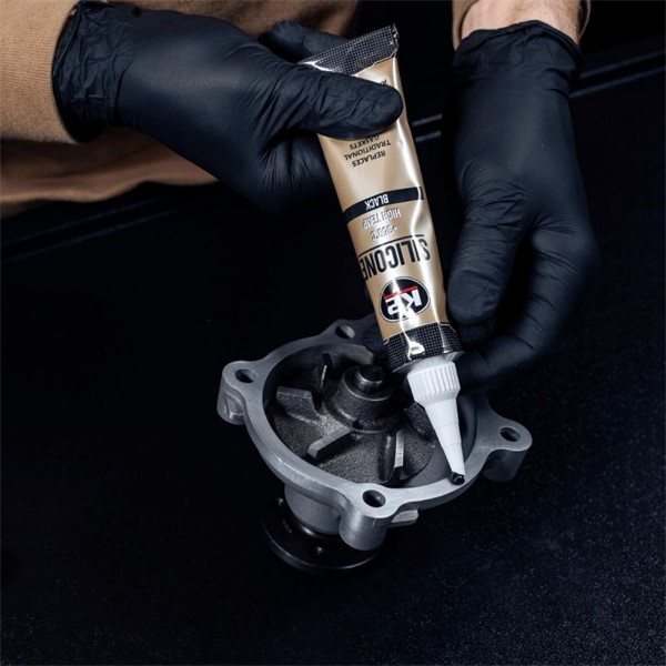 85 g Silikon högtemperatur K2 Black Silicone +350°c, Universal K2 85 g Silikon högtemperatur K2 Black Silicone +350°c, Universal K2