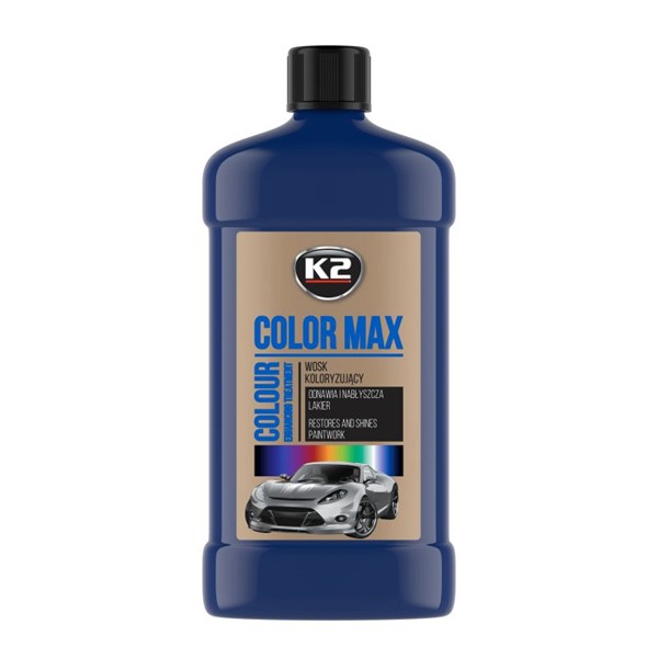 mörkblå K2 Color Max Dark Blue 500 Ml Färgvax, Universal K2