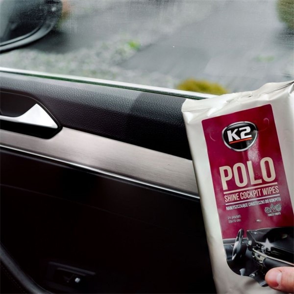 Rengöringsservetter K2 Polo Shine Wipes, Universal K2