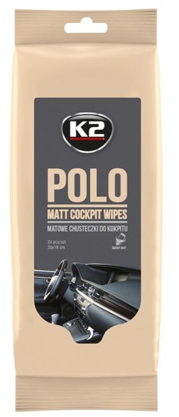 Rengöringsservetter K2 Polo Matte Wipes, Universal K2