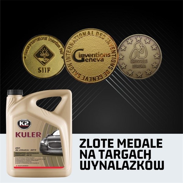 Glykol K2 Kuler Long life -35°c Röd, Universal K2