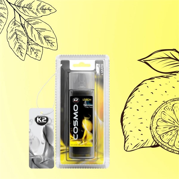Luftfräschare K2 Cosmo Lemon, Universal K2