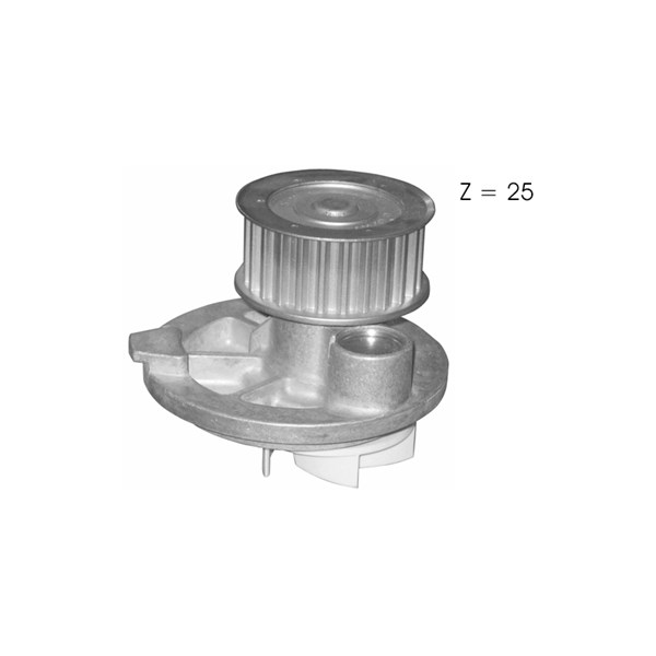 Vattenpump, Höger, Upptill Dolz O139 DOLZ