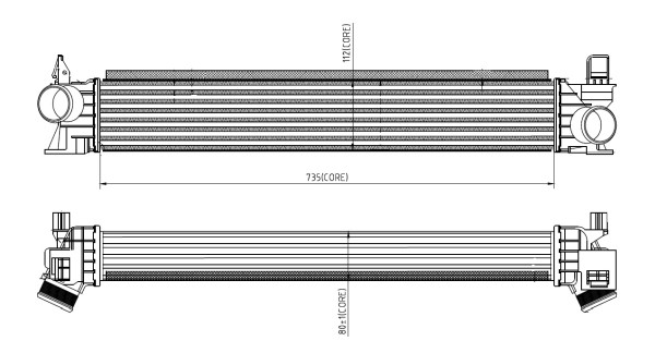 Intercooler Nrf 309033 NRF