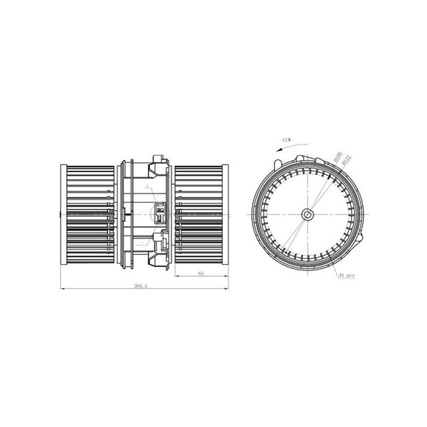 Kupéfläkt 12V Nrf 34290 NRF Kupéfläkt 12V Nrf 34290 NRF