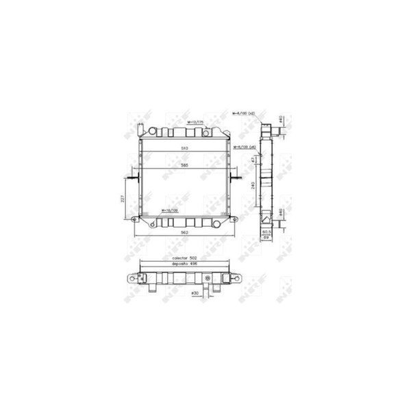 Kylare, motorkylning Nrf 52266 NRF Kylare, motorkylning Nrf 52266 NRF