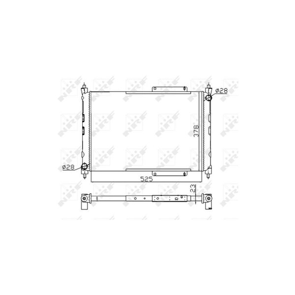 Kylare, motorkylning Nrf 55425A NRF Kylare, motorkylning Nrf 55425A NRF
