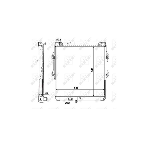 Kylare, motorkylning Nrf 56152 NRF Kylare, motorkylning Nrf 56152 NRF
