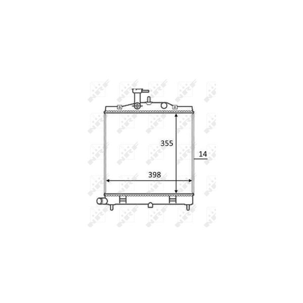 Kylare, motorkylning Nrf 58528 NRF Kylare, motorkylning Nrf 58528 NRF