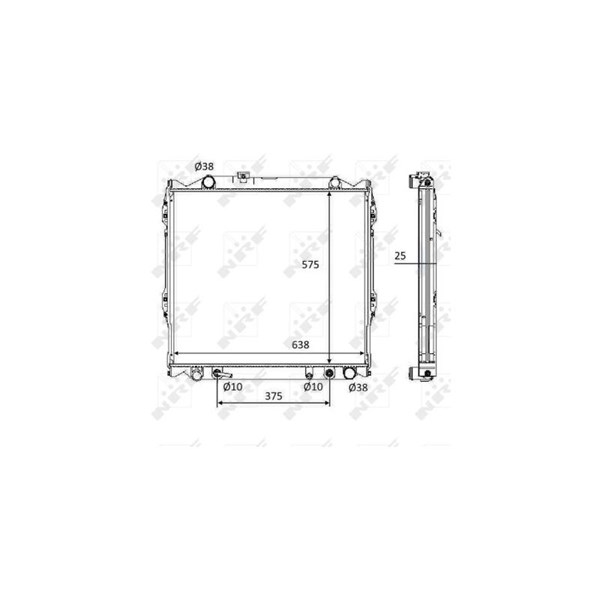 Kylare, motorkylning Nrf 58648 NRF Kylare, motorkylning Nrf 58648 NRF
