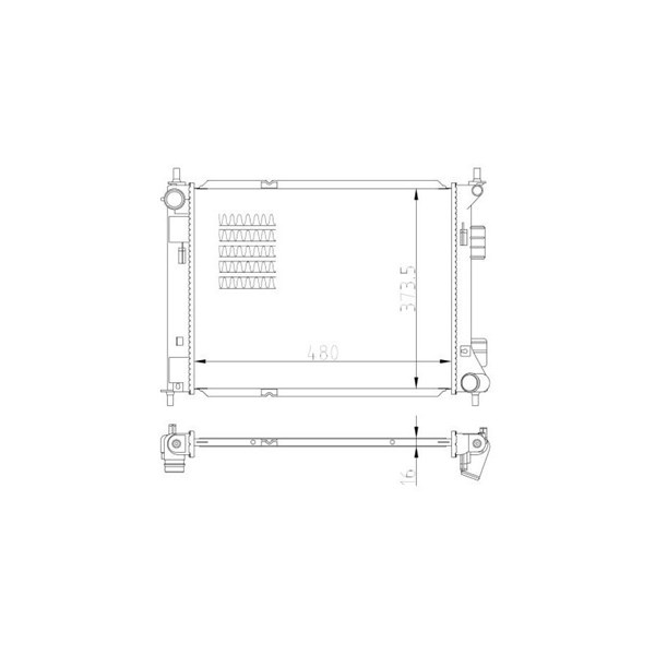 Kylare, motorkylning Nrf 59315 NRF Kylare, motorkylning Nrf 59315 NRF