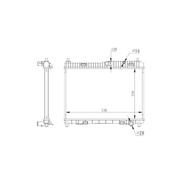 Kylare, motorkylning Nrf 59317 NRF Kylare, motorkylning Nrf 59317 NRF