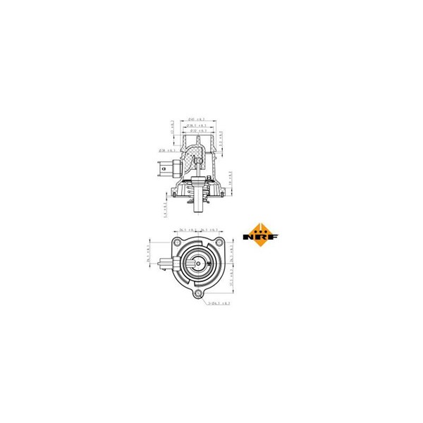 Termostat, kylvätska Nrf 725024 NRF