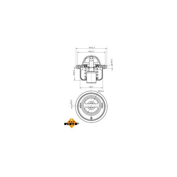 Termostat, kylvätska Nrf 725146 NRF