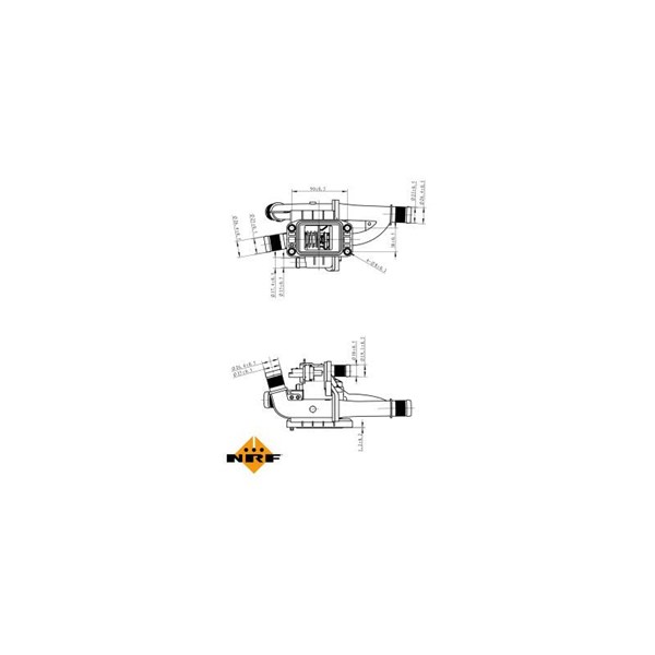 Termostat, kylvätska Nrf 725163 NRF