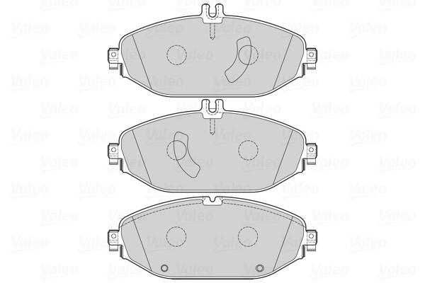 Bromsbeläggsats, Framaxel, Bakaxel Valeo 302305 VALEO