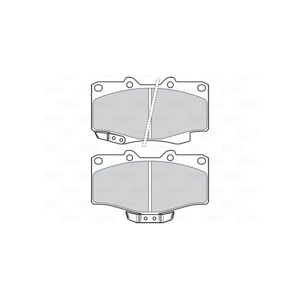 Bromsbeläggsats, Framaxel Valeo 302331 VALEO Bromsbeläggsats, Framaxel Valeo 302331 VALEO