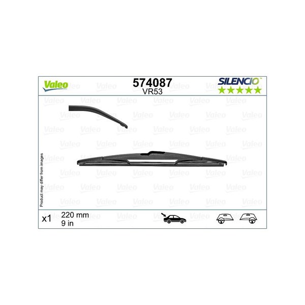 Torkarblad, Bak Valeo 574087 VALEO