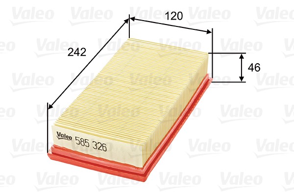 Luftfilter Valeo 585326 VALEO Luftfilter Valeo 585326 VALEO