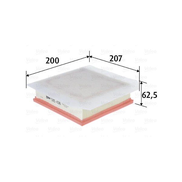 Luftfilter Valeo 585438 VALEO
