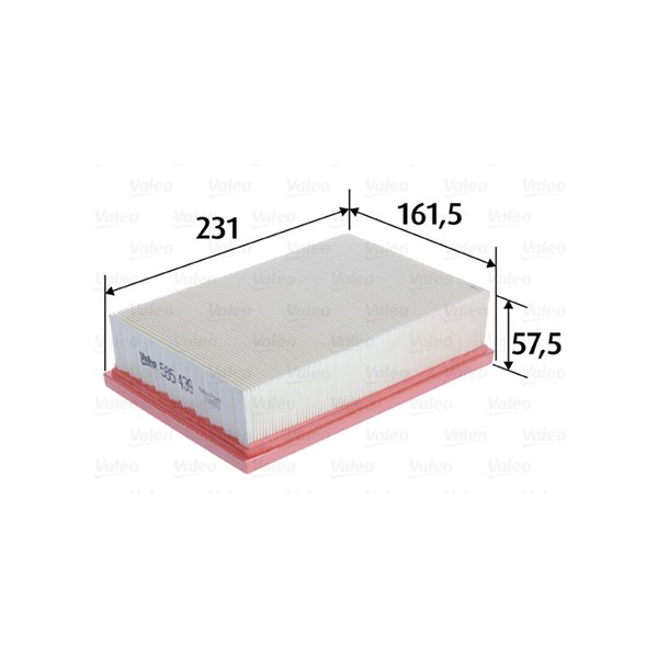 Luftfilter Valeo 585439 VALEO