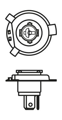Xenonlampa BOSCH HS1 PX43t 12V Bosch Pure light ws 1 987 302 104 BOSCH
