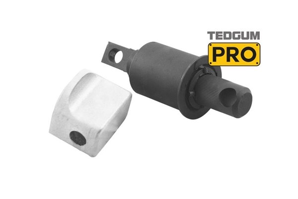 Bussning, länkarm, Framaxel, Bak, Tvåsidig, Nedre Tedgum TED74935 TEDGUM