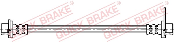 Bromsslang, Inre, Bakaxel vänster