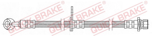 Bromsslang, Bakaxel vänster Bromsslang, Bakaxel vänster