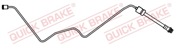 Bromsslang, Inre, Bakaxel vänster