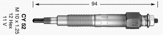 Glödstift 11,0V Ngk 3017 NGK
