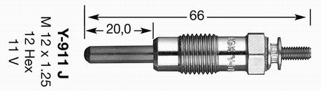 Glödstift 11,0V Ngk D-power 4290 NGK