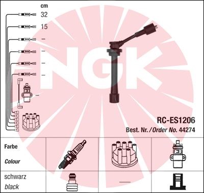 Tändkabelsats Ngk 44274 NGK