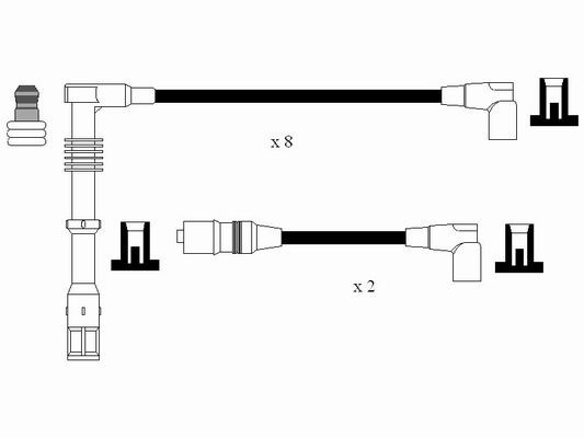 Tändkabelsats Ngk 44339 NGK
