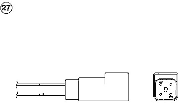Lambdasond, Höger Ngk 91312 NGK