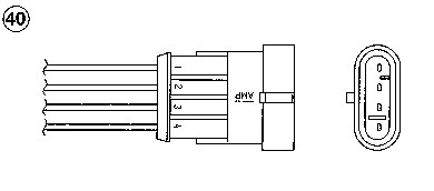 Lambdasond, Fram Ngk 96997 NGK
