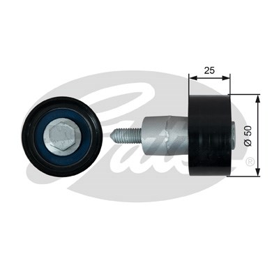 Styrrulle, kamrem Gates Fleetrunnerâ¢ T42317 Gates