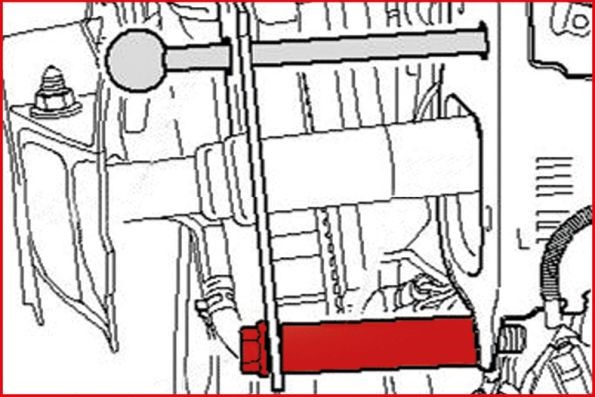 Monteringsverktyg, tandrem Ks tools 150.3012 KS TOOLS