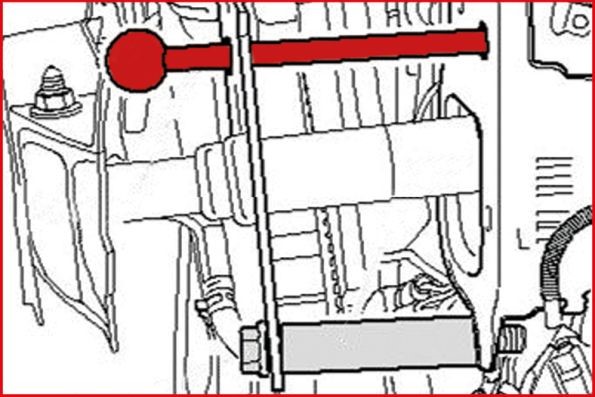 Monteringsverktyg, tandrem Ks tools 400.2077 KS TOOLS