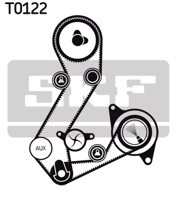 Kamremskit med vattenpump Skf VKMC 04106-4 SKF