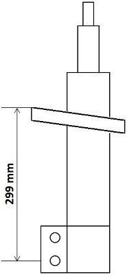 Stötdämpare Gastryck, Framaxel Kyb Excel-g 3348084 KYB